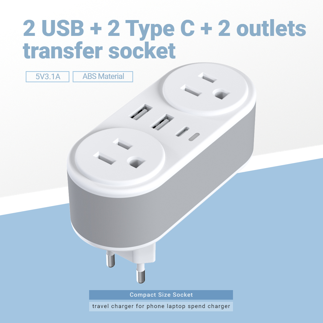 2USB+2 Type C+2������緽��