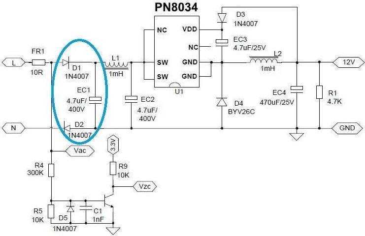 ¼Òµç¹ýÁã¼ì²âBUCKµç·ÖеÄÓ¦ÓÃ