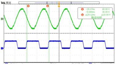 ¼Òµç¹ýÁã¼ì²â²ÉÓùâñî²ÉÑù²¨ÐÎͼ