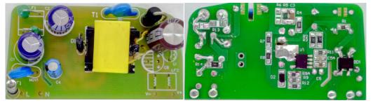 12V1AµçÔ´ÊÊÅäÆ÷·½°¸PCB¼°DEMOʵÎïͼ