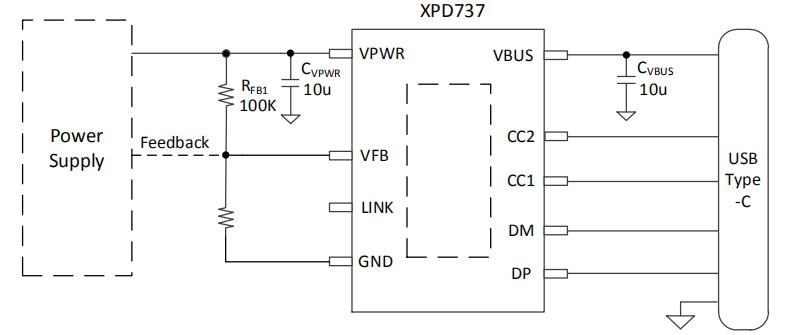 XPD737Ó¦Óõç·ͼ