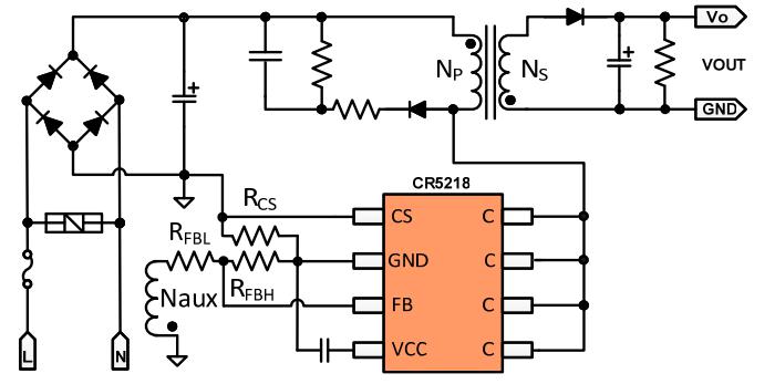 5v1aÊÊÅäÆ÷·½°¸ÈýÈÆ×é×Ô¹©µçÓ¦ÓÃ